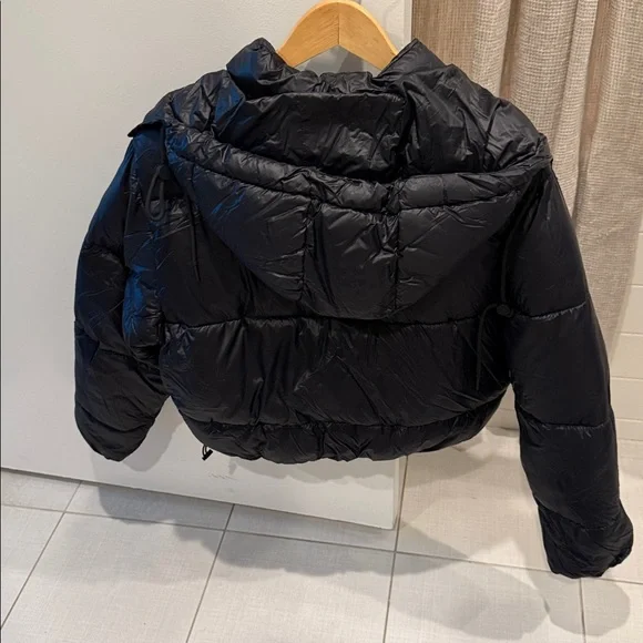 Zara Charcoal puffer Jacket worn once - Picture 2 of 3